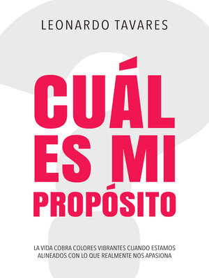 cover image of ¿Cuál es Mi Propósito?